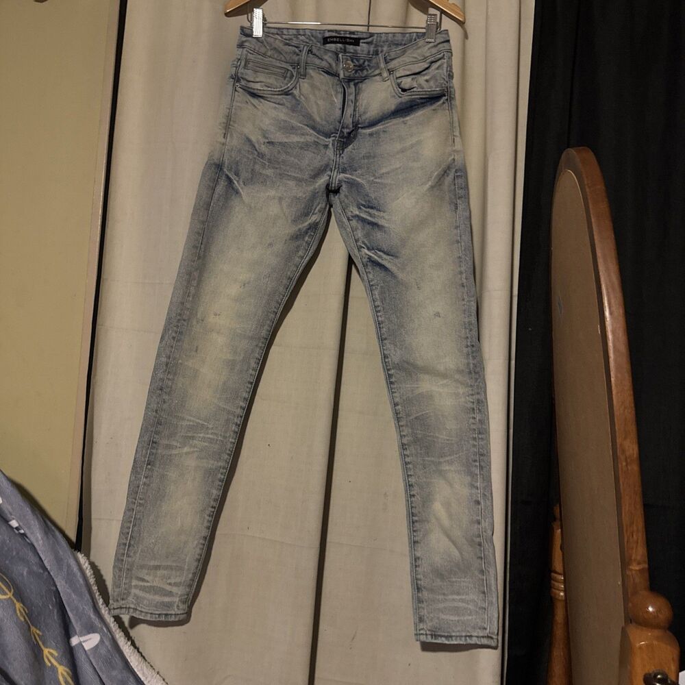 Embellish 30X32" Denim Jeans Light Wash